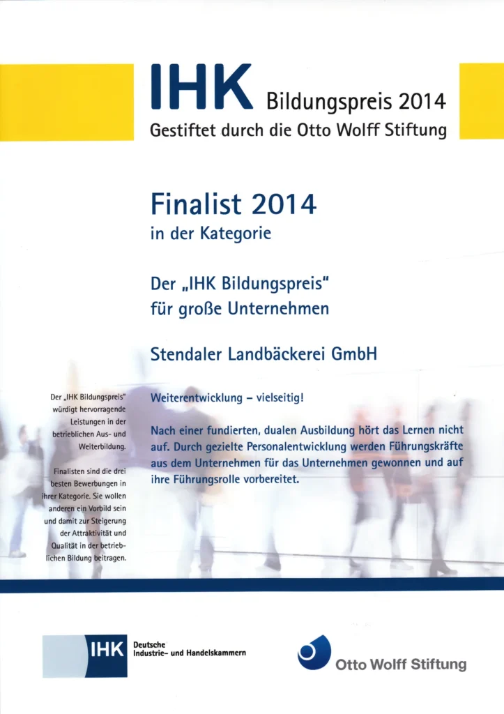 IHK Bildungspreis Auszeichnung von 20214.