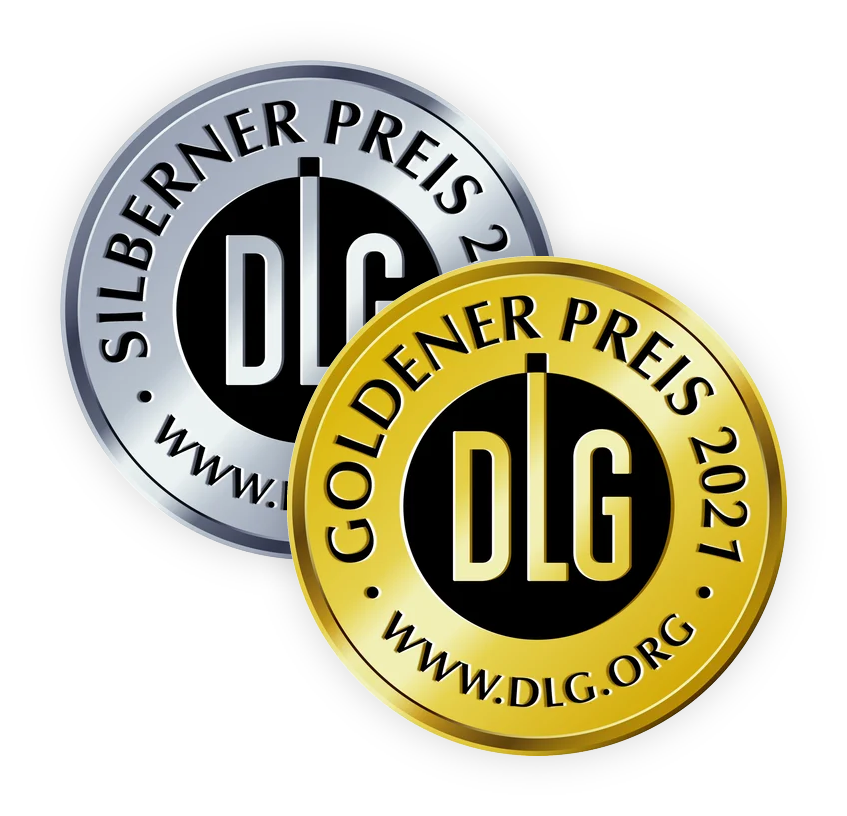DLG Silber und Gold Siegel.